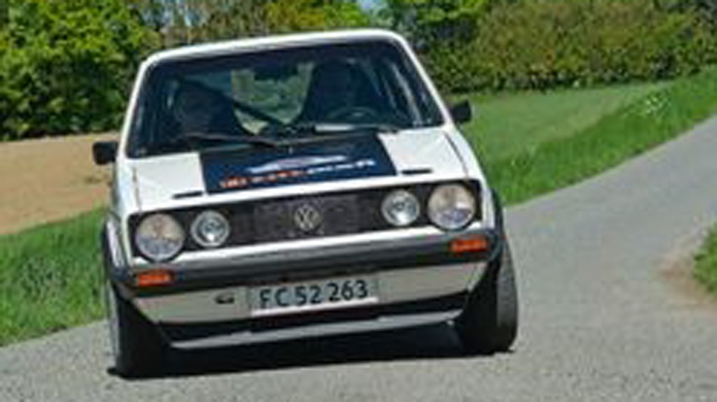 Kim Kjærsgaard Frandsen og Jan Østergaard-Nielsen, VW Golf GTI
(Foto: Viggo Johansen, rallypics.dk)